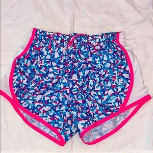 Nike colorful running shorts